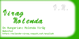 virag molenda business card